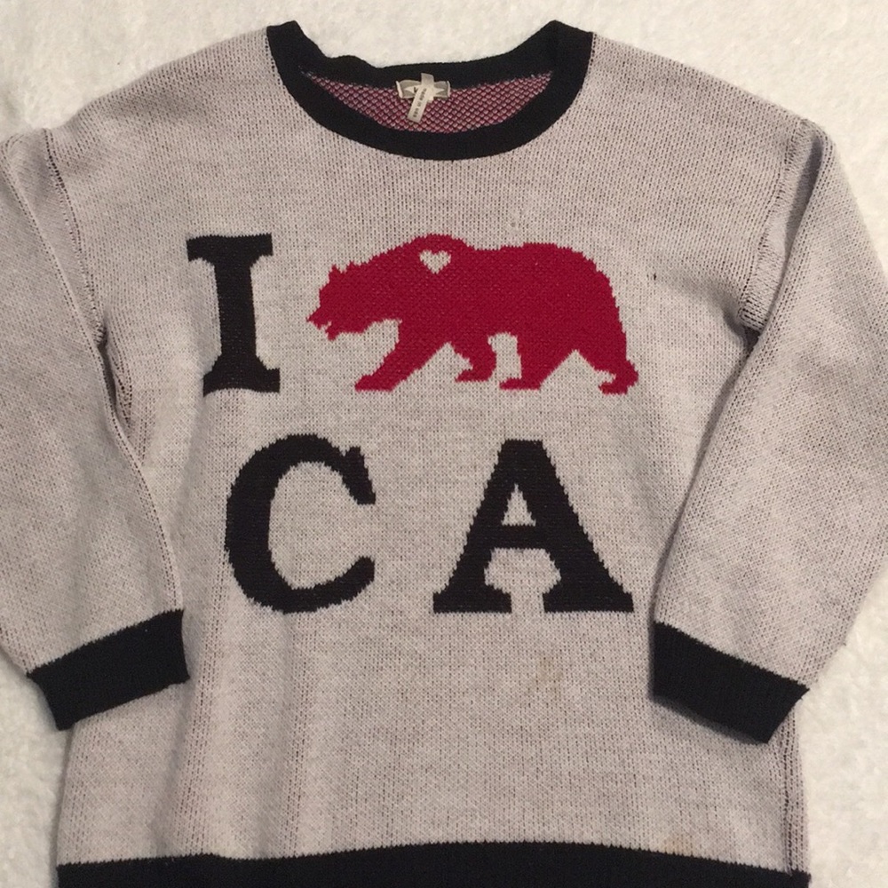 Pacsun crewneck California sweater